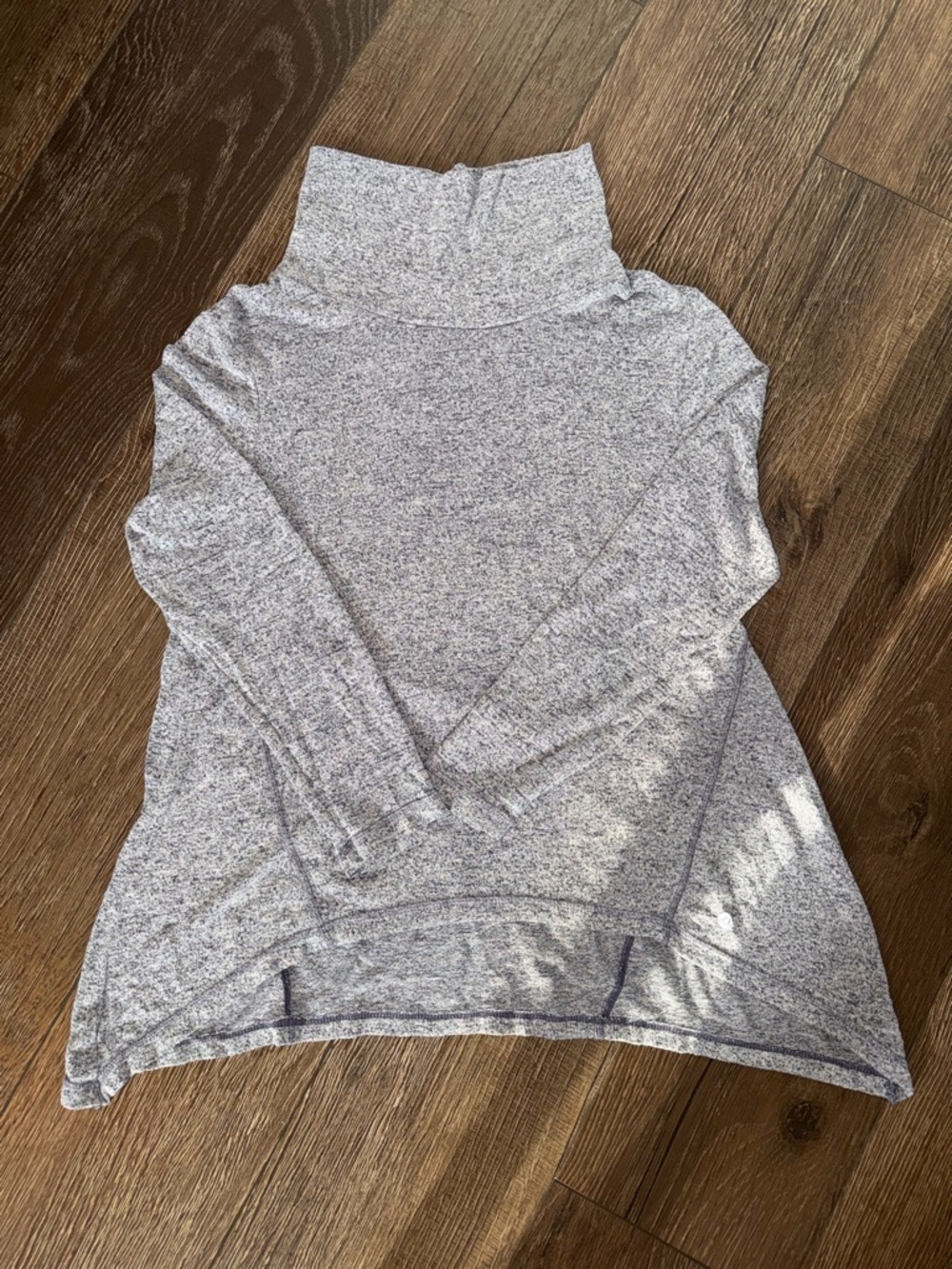 Women's Heather Gray Turtleneck Pullover